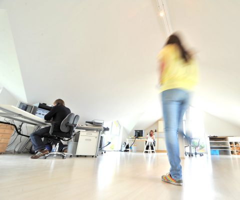 Fotostudio Dahmke, Arbeitsraum